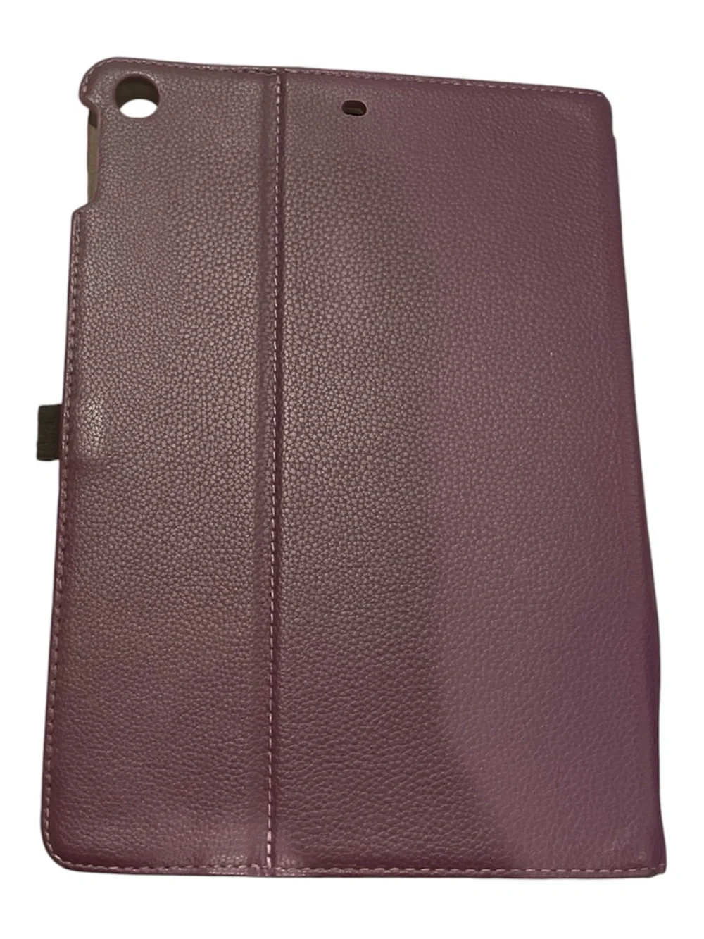 Leather Tablet Folio Case - Burgundy